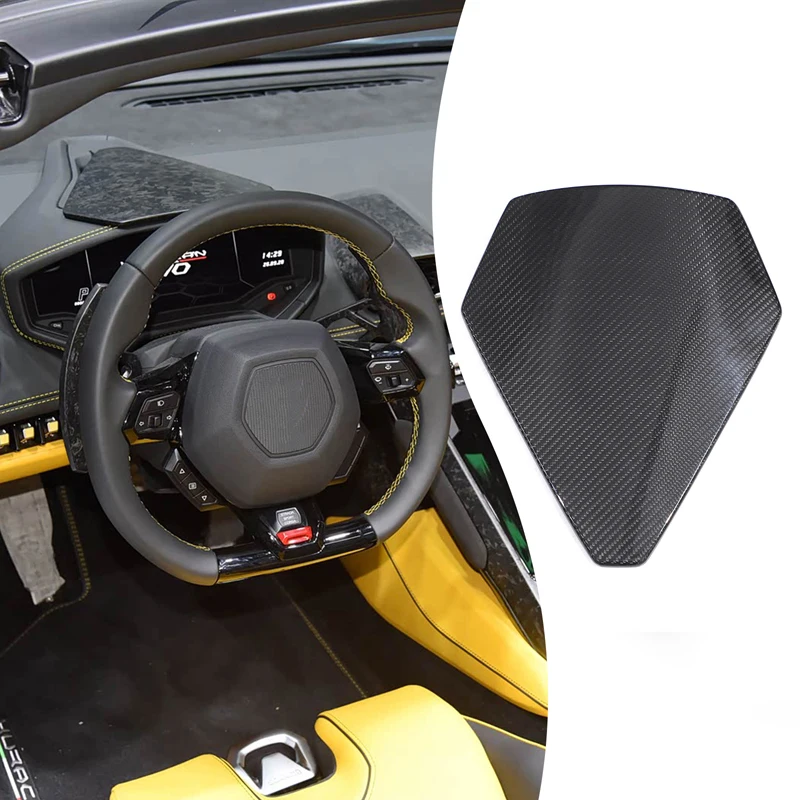 

For Lamborghini Hurricane Lp580 Lp610 2014-2021real carbon fiber car dashboard display panel trim car interior accessories