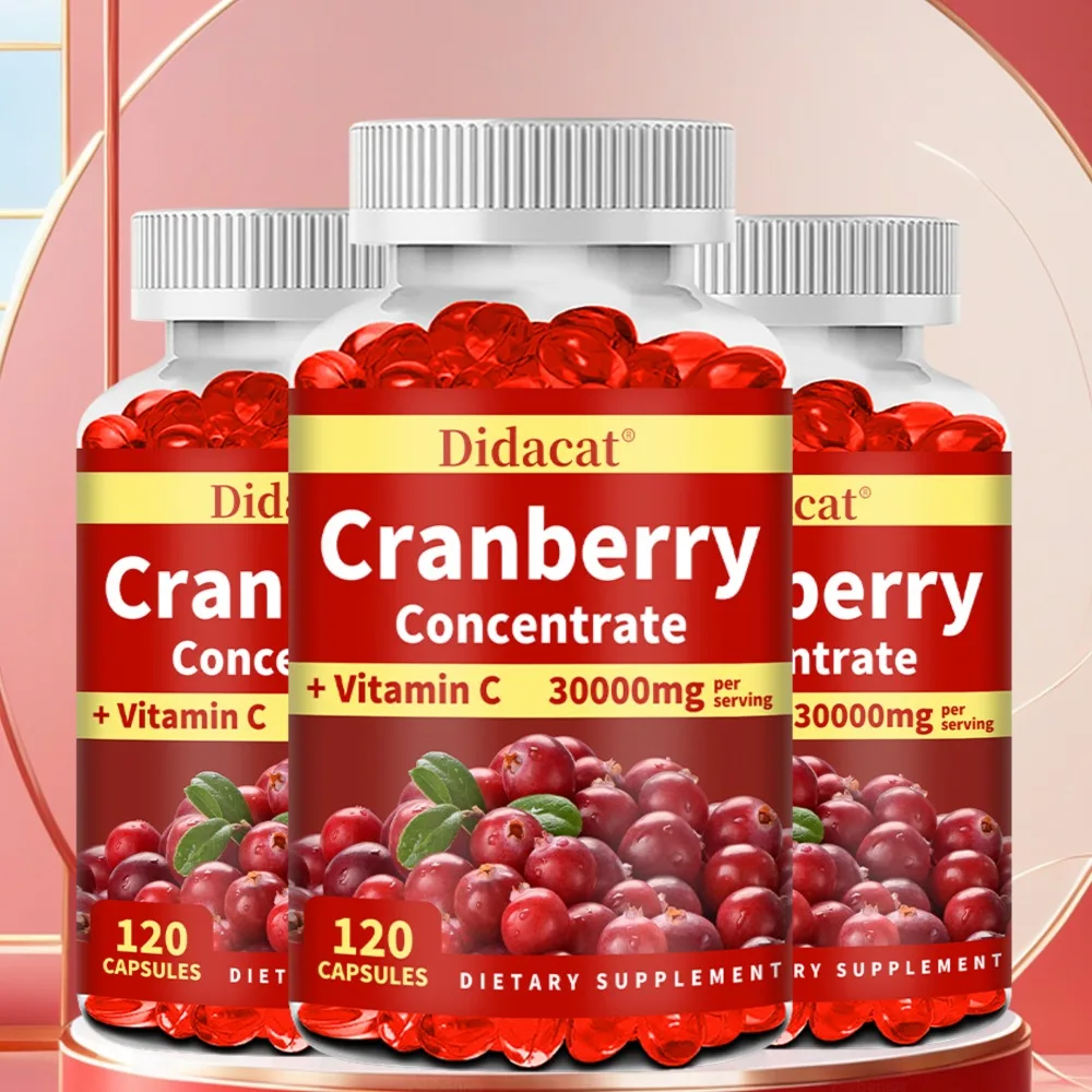 Cranberry Capsules - Protect The Urinary Tract, Reduce Urinary Frequency, Bladder Health, Enhance Immunity