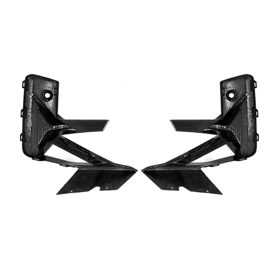 

Для BMW X3M F97 2022+ сухой углеродное волокно tuyere передний бампер автомобиля воздухозаборник вентиляционные накладки детали tuyere автомобильные аксессуары кузовный комплект