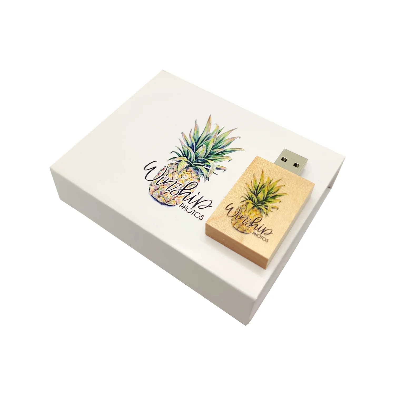 Free Custom LOGO Bamboo USB2.0 Flash Drive 4gb 8gb 16gb 32gb 64gb 128gb Memory Stick and Paper Box