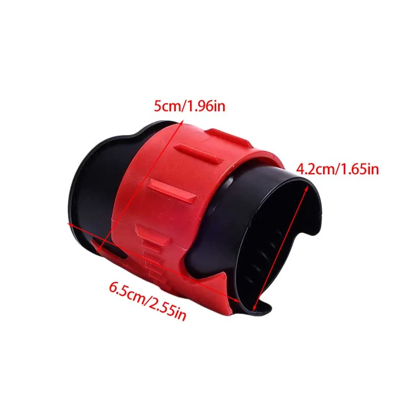 Black red front shock absorber cleaner universal, scraper blades for dust, no oil seal damage, maintenance gear