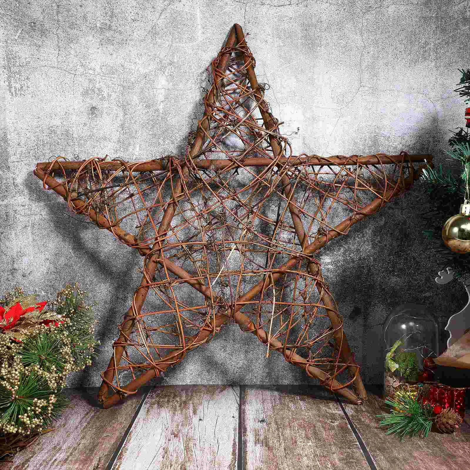 

3 Pcs Wicker Wreath Base Rattan Garland Country Decor Christmas Making Rings to Weave Vine Branch Crafting Use