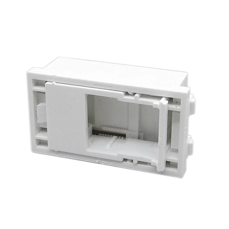 Sliding Door Slot Socket Blank Spacer Empty Modules For Insert 1 RJ45 LAN Network Keystone Connector Plug