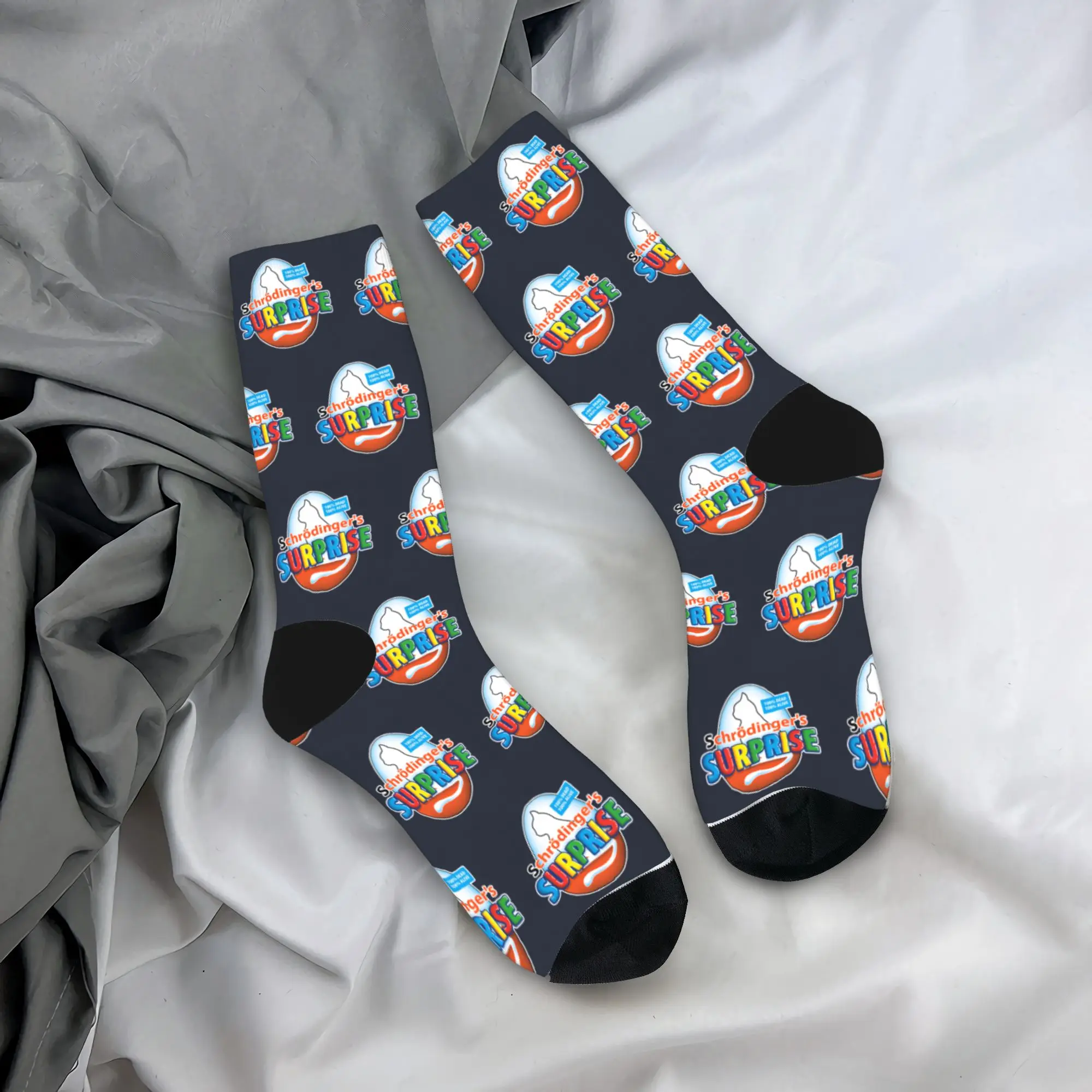 

Носки Kinder Surprise Joy Snack с дизайнерским рисунком, нескользящие, унисекс, мужские, мягкие, дышащие, осенние, повседневные, для скейтбординга