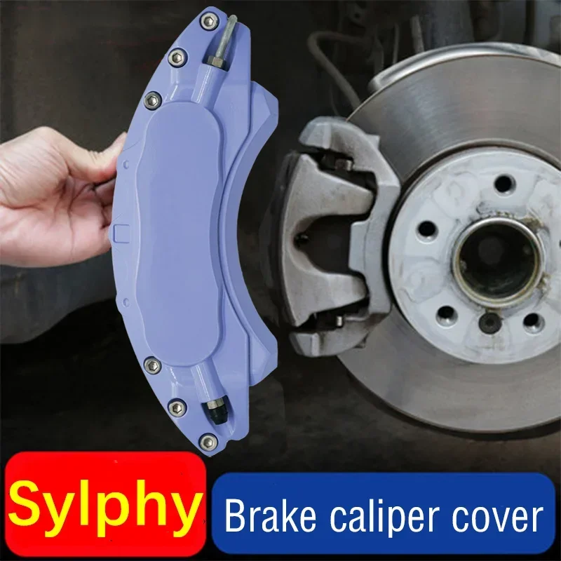 For Nissan Sylphy Car Brake Caliper Cover Aluminum Metal Fit 1.6L 1.6XE CVT 2008 2009 2012 2016 2018 2019 2021 2022