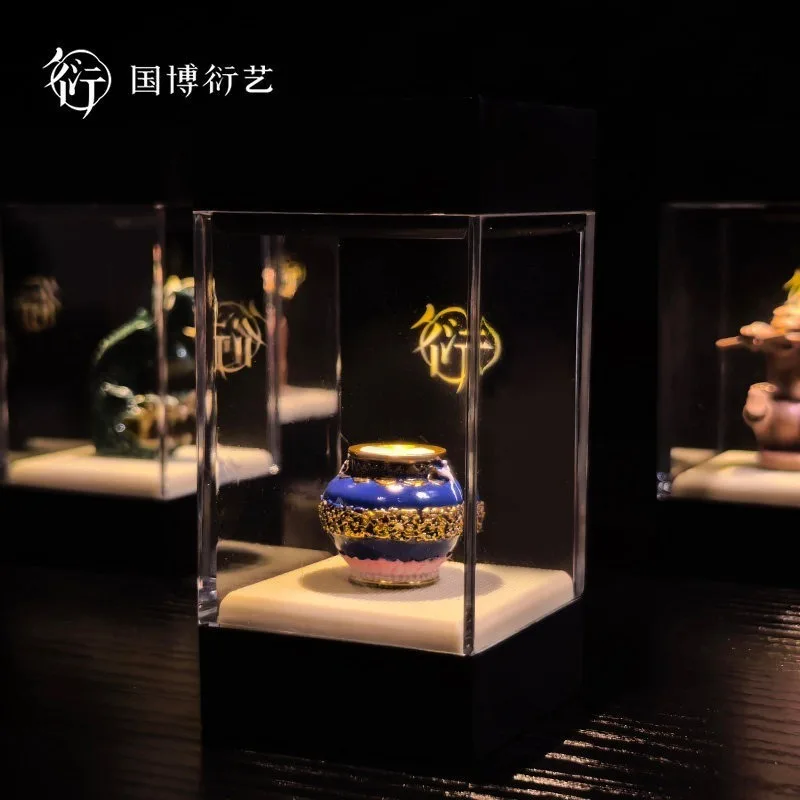 Miniature Display Chinese National Museum Cultural Creative Collectible Souvenir Gift for Home Kitchen Office Refrigerator Door