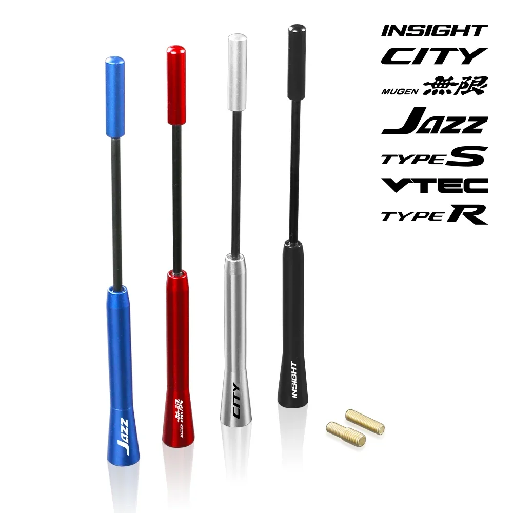 For Honda Jazz Mugen City Insight Vtec Odyssey Fit Modulo TypeS TypeR RR 17CM Car Roof Radio Antenna Auto Exterior Accessories