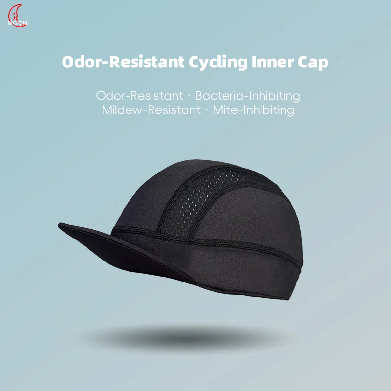Antibacterial and Anti-Odor Cycling Cap thin sun protection breathable sweat-absorbent quick-drying helmet liner cap for cycling