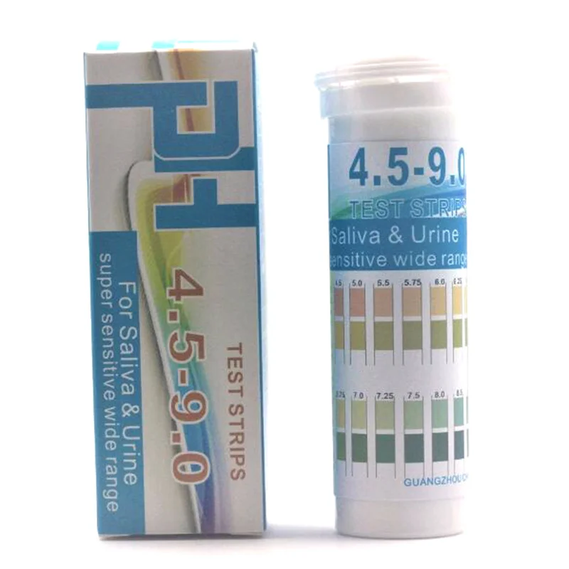 100/150 Strips 0-14 PH Test Strips Indicator Paper Tester Range 4.5-9.0 PH Test Strips for Saliva Urine Litmus Alkaline PH Test