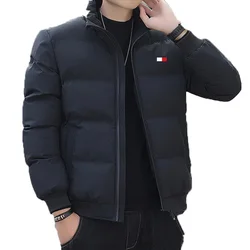 Thick neck high zipper jacket warm and windproofwinter brand sporty and casual fashion costeffective and comfortable jacket