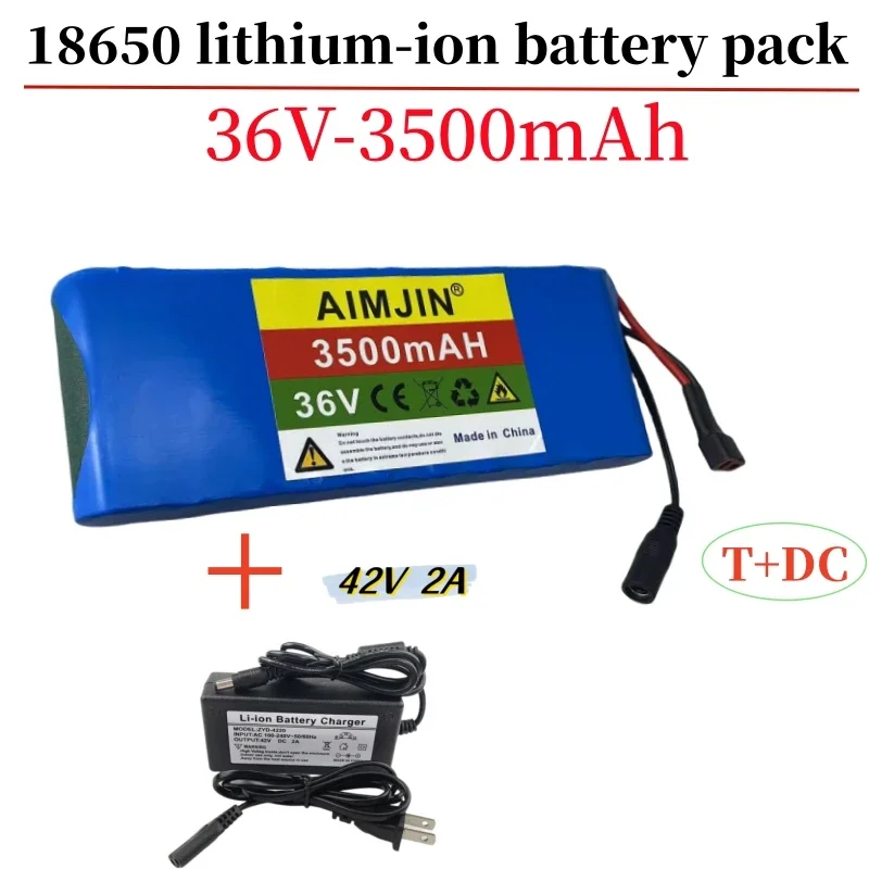 

18650 Rechargeable 10S1P 36V Lithium Battery Pack 3500mAh High Power Suitable for Built in BMS