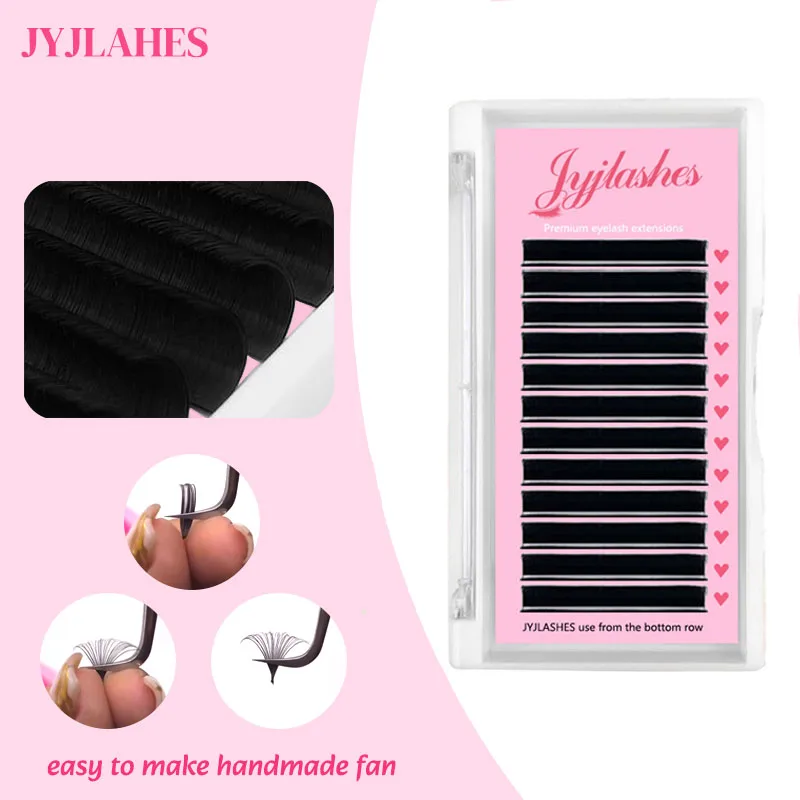 JYJLASHES Individual Eyelash Extension Faux Mink False Eyelashes Artificial lashes For Makeup HandMade Lash Extension Supplies