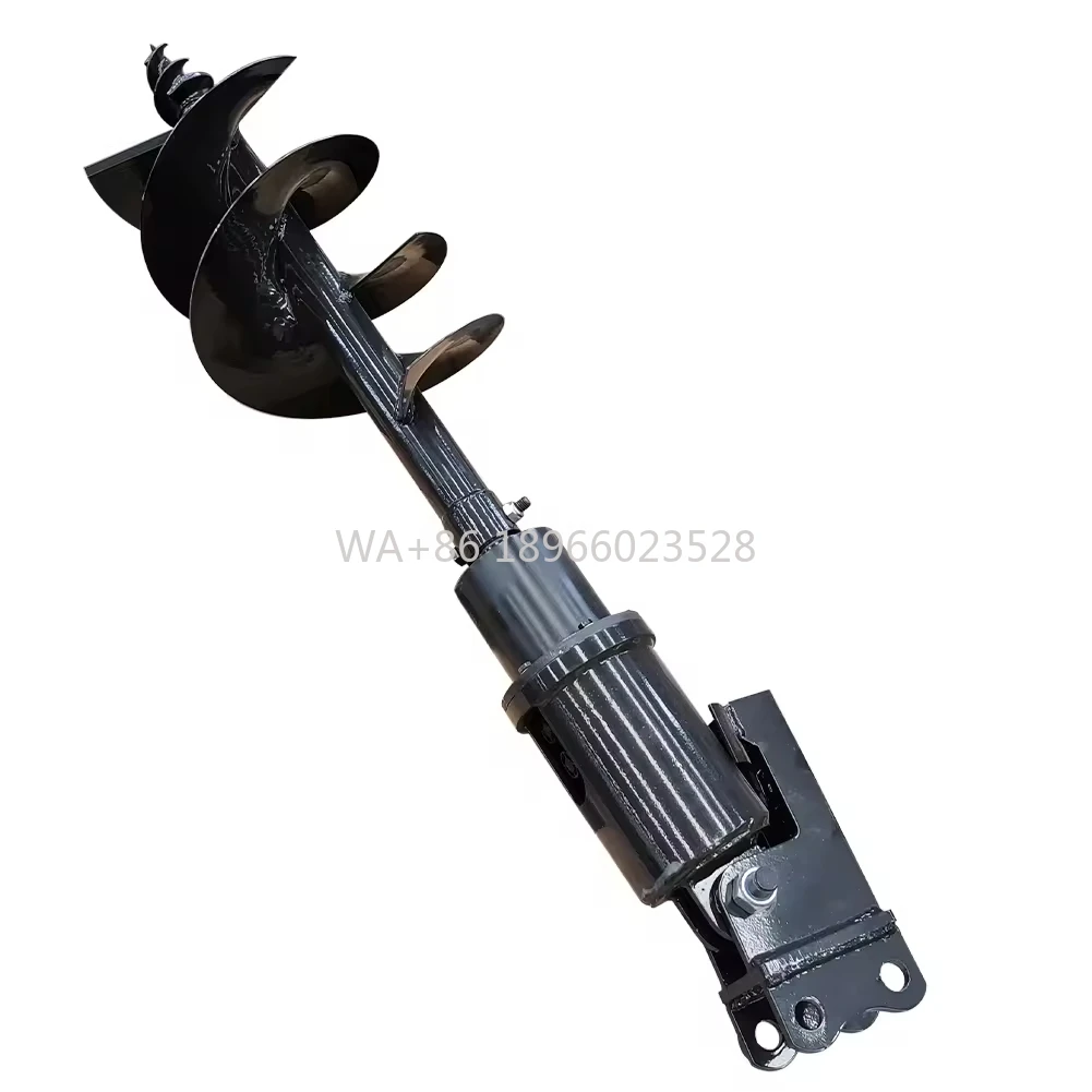 

Excavator Accessories Digger Attachment 150mm 200mm 300mm 400mm Hydraulic Auger