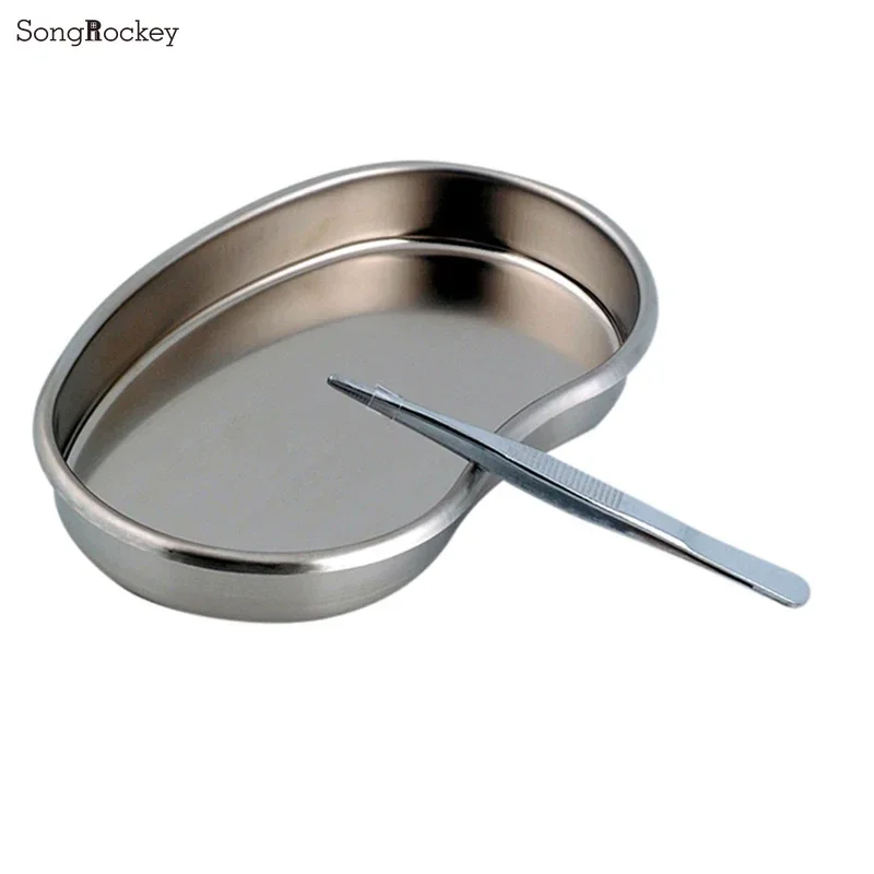 Bandeja de herramientas dentales, bandeja de almacenamiento Dental médica quirúrgica de acero inoxidable, bandeja de instrumentos de laboratorio,