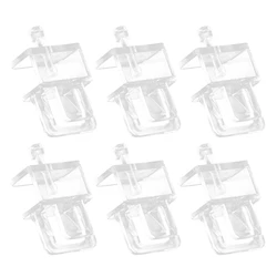 6pcs Fish Aquarium Anti-escape Net Clip Glass Acrylic Holder Bracket Tools for Aquarium Fish Anti-escape Tool