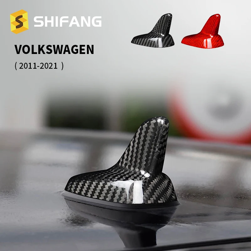 

Roof Antenna Cover Real Hard Dry Carbon Fiber Trim For Volkswagen Golf Magotan Sagitar Lamando Lavida Passat Teramont Tiguan New