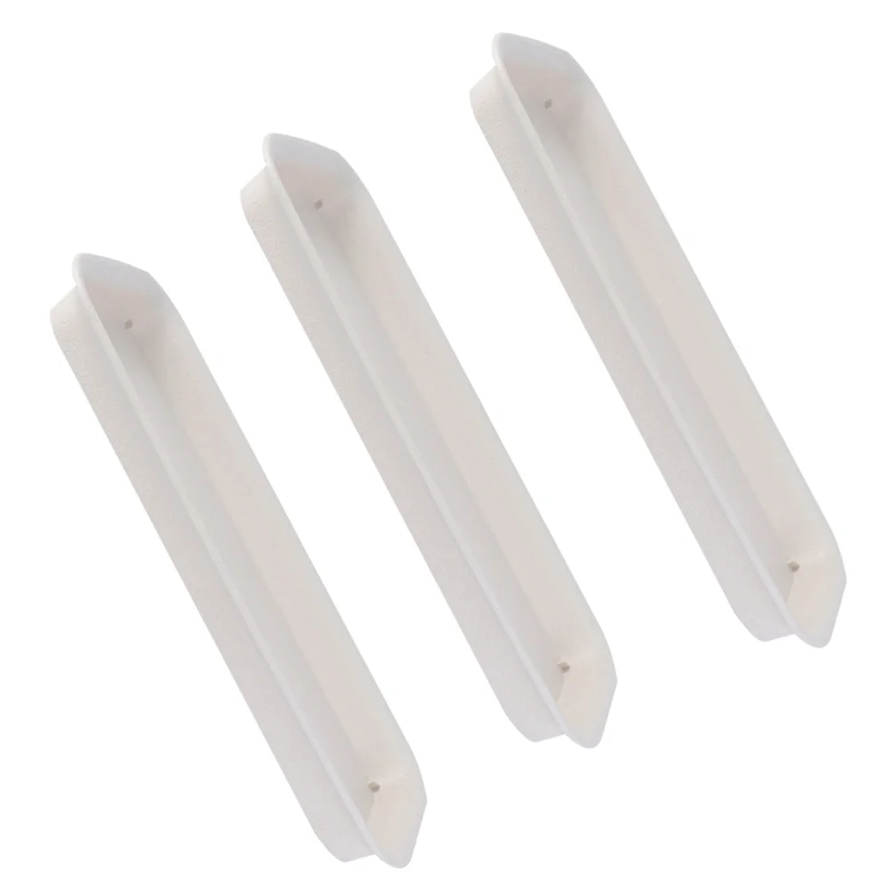 

3pcs Flower Pot Trays Rectangular Plant Pots Drip Plates Lightweight Durable Plastic 21x8 5cm Beige Gardening Accessories Anti