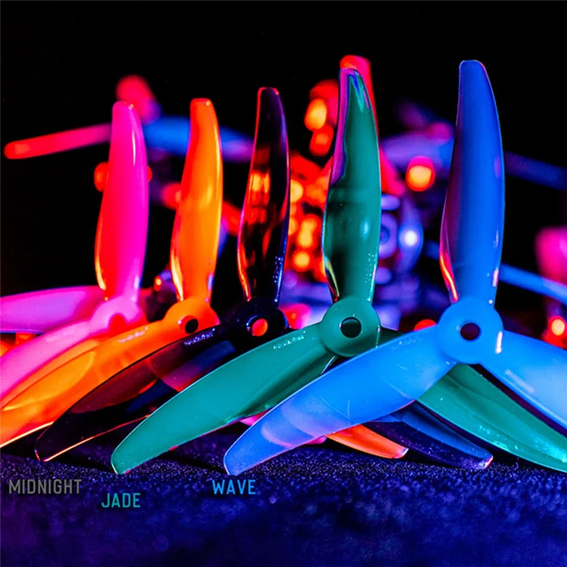 ELEC-24PCS 51466 V2 FPV المروحة 5 بوصة 3 شفرة المروحة طائرات بدون طيار المروحة ل FPV RC سباق الطائرة بدون طيار