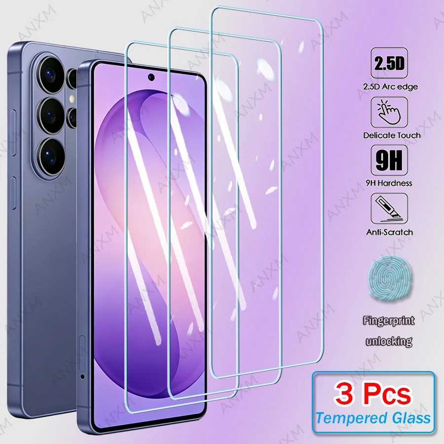 3Pcs Tempered Glass…