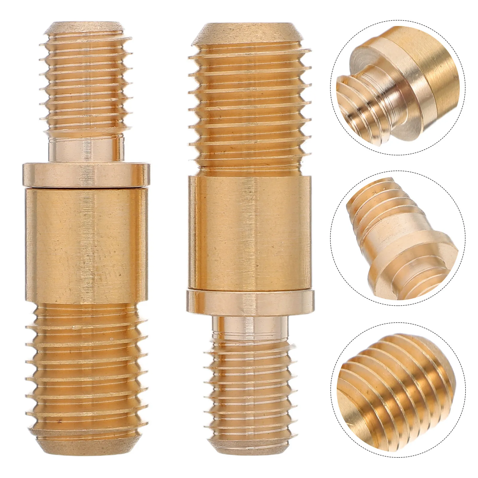 

2Sets Pool Cue Joint Screws Copper Connector Hardware Billiard Cue Extension Screws Pool Stick Repair Supplies Tip Accessories