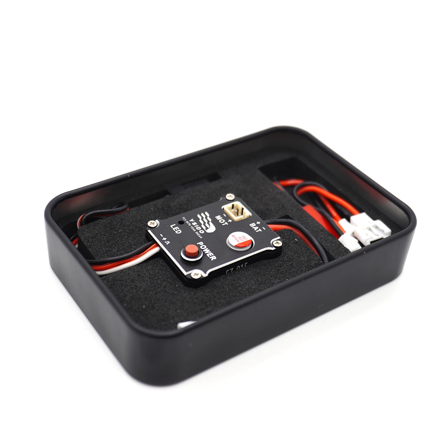 YSIDO 1/18 1/24 RCカー ESC FZ-015 15A ブラシ付き電子スピードコントローラー 5V/1A BEC TRX4M SCX24 FMS FCX24 RCドリフトクローラー用