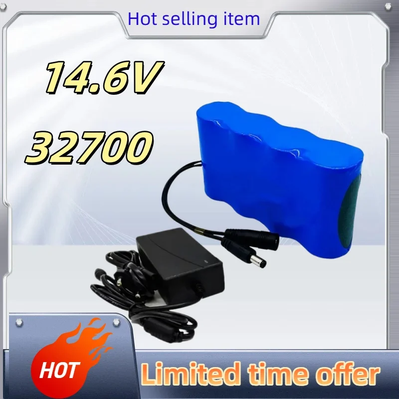 

Aleaivy 12V 10Ah LiFePO4 Battery – Built-in 20A BMS, Same Port Balance, 32700 Cells, 12.8V Output, Includes 14.6V Fast Charger