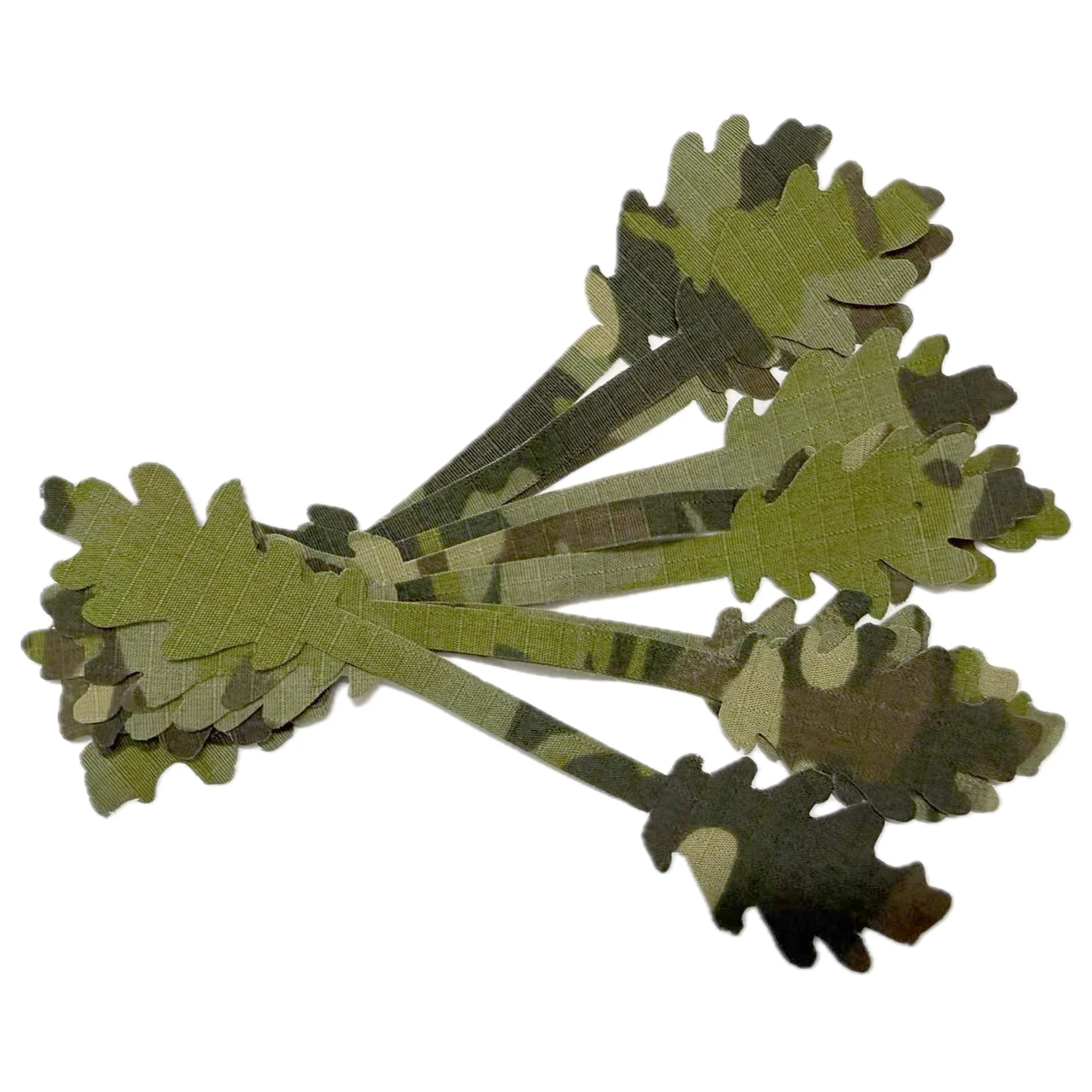 15Pcs/set Paintball Airsoft 3D helmet cover camouflage leaves Ghillie Suit Material Tactical Outdoor Game DIY MC MCAP MCTP Camo