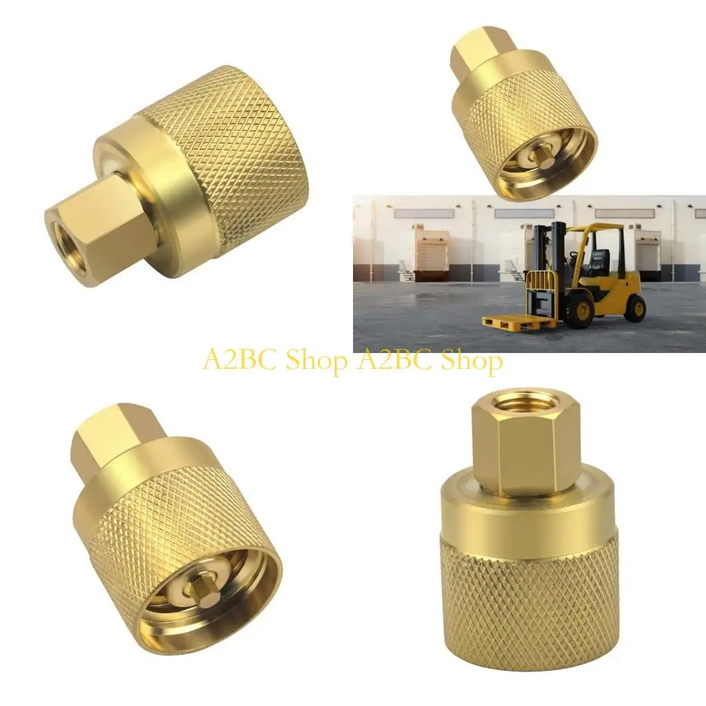 

A2BC High Quality RE7141F Forklift Propane Tanks Connection Female Fitting Adapter Valves Corrosion Resistant Tanks Adapter