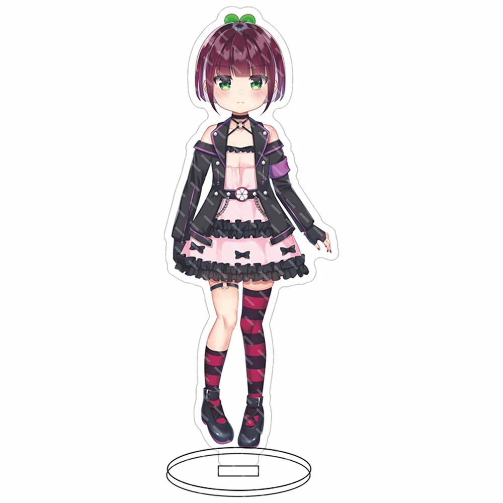 

Hot Anime Nijisanji Rainbow Society Vtuber Figures Vox Akuma Sonny Brisko Mysta Rias Cosplay Acrylic Stand Model Toy Fan Gift