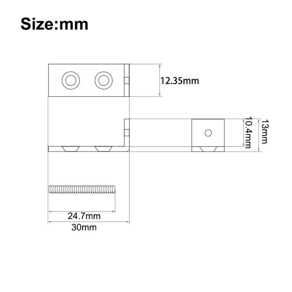 Gitarrenzubehör FR Pickle Set Messing-Vibrato-Stopper für Vibrato-Brücken und Pontons