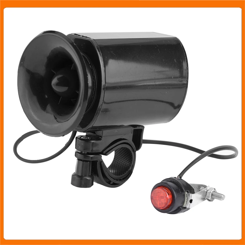 

High Quality 6 Sounds Super Loud Electronic Bicycle Bell Horn Ring Alarm