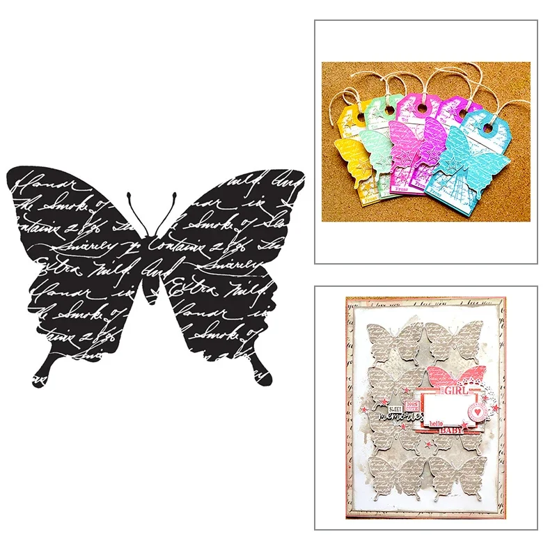 New Insect Butterfly Clear Stamps For DIY Craft Making Words Greeting Card Album Paper Scrapbooking No Metal Cutting Dies