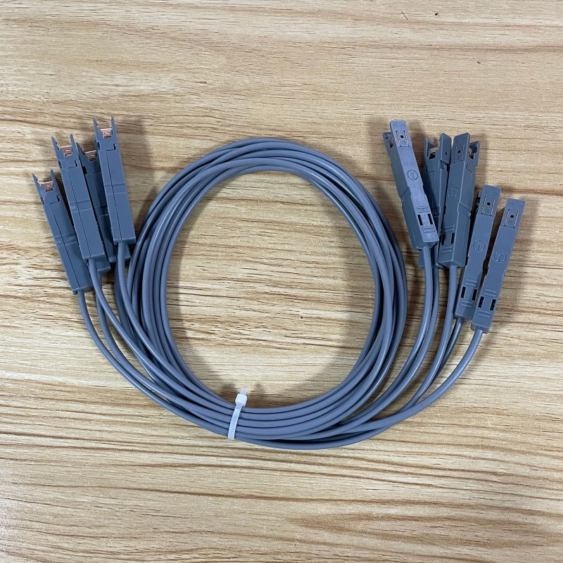 110 Test Head to Alligator Clip RJ11 RJ45 Voice Test Lead Check Test Cord for 110 Phone Voice Module Telecom Patch Panel