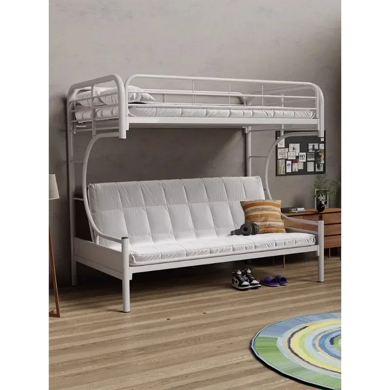 sofa change  dual-purpose bed upper and lower bunk sofa folding up and down bunk bed high and low iron elevated