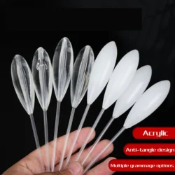 2pcs Fishing Floats, Acrylic Fishing Aid Casting Float for Carp, Catfish, Trout and Bass - Up and down options available