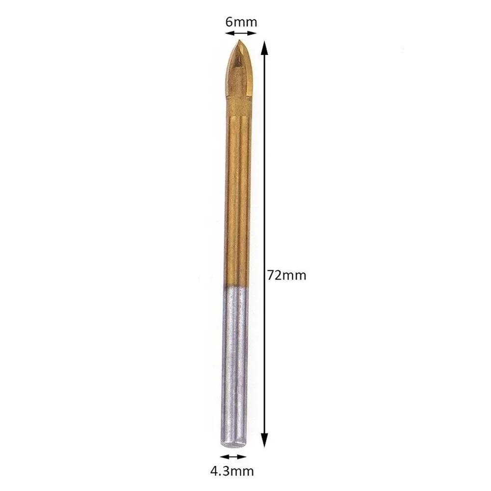 Easily Handle Any Material with This Essential Collection Featuring Ten Six Millimeter Sized Industrial Grade Glass Drill Bits
