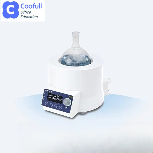 COOFULL Heating Jacket Type Magnetic Stirrer Dual Independent Safety Circuits Triple protection LCD Display Residual Heat Alarm