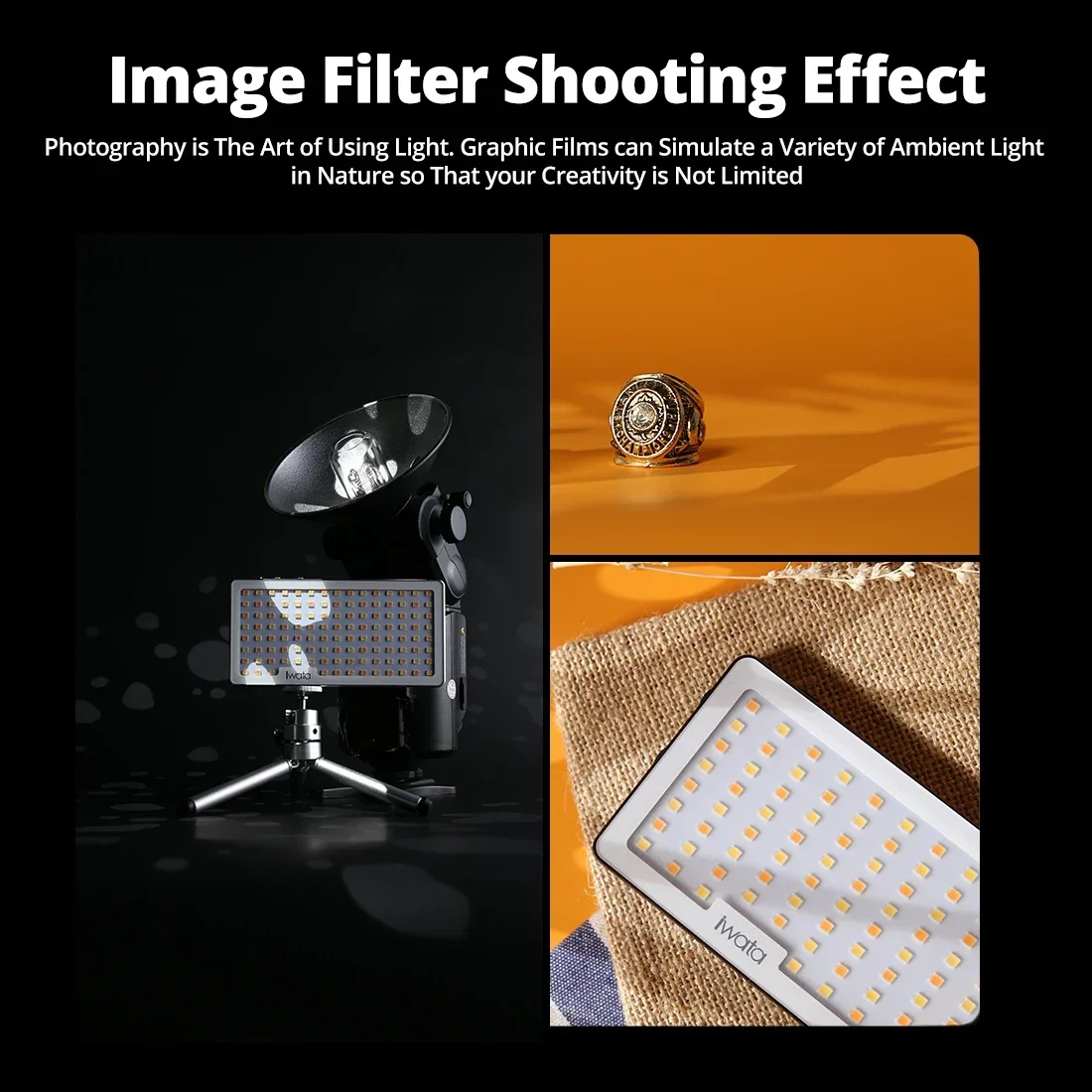 AMBITFUL AL-16 Focalize Snoot Cônico Condensador Óptico Arte Efeitos Especiais Em Forma de Feixe de Luz Cilindro com Forma e Gel de Cor