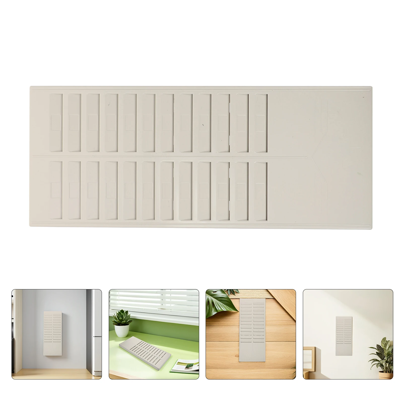 2pcs 24 Multi-Grid Cards Rack Desktop Organizer Rack Warehouse Supply Time Position Card Holder Attendance Card Holder