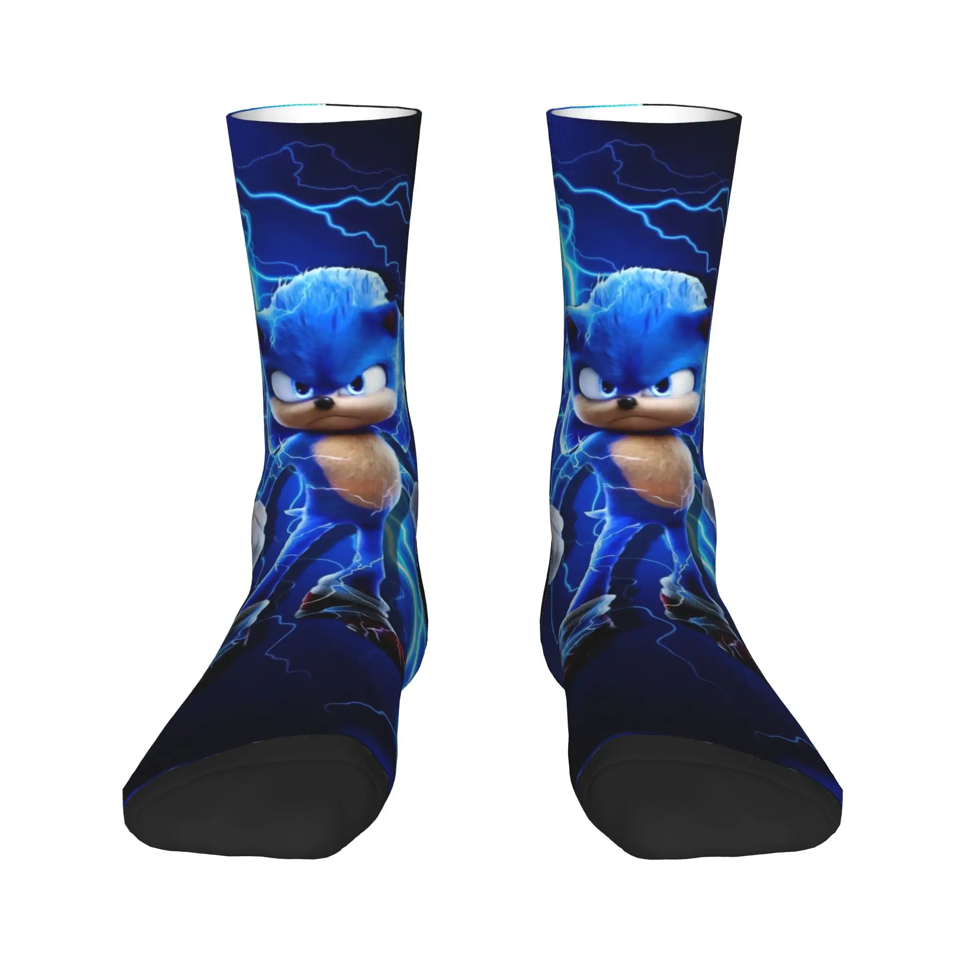 Sonices the H-Hedgehogs Stockings  Graphic Gothic Socks Autumn Non Slip Socks Unisex Men Running Breathable Socks