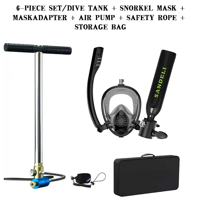 

0.5L Mini Portable Diving Air Cylinder for Underwater Breathing Compact Diving Equipment