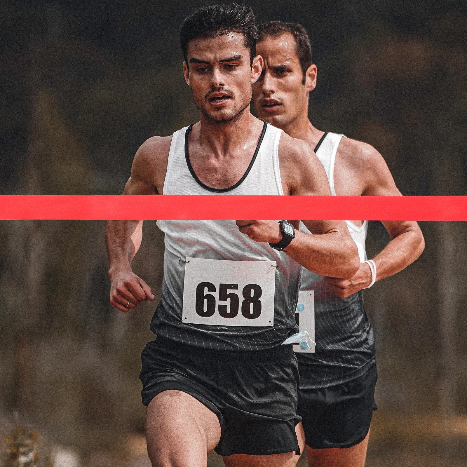 

1 Roll Track Victory Rope Red Sturdy Nylon Ribbon Abrasion Resistant Strong Running Athletics Mark Collision Line