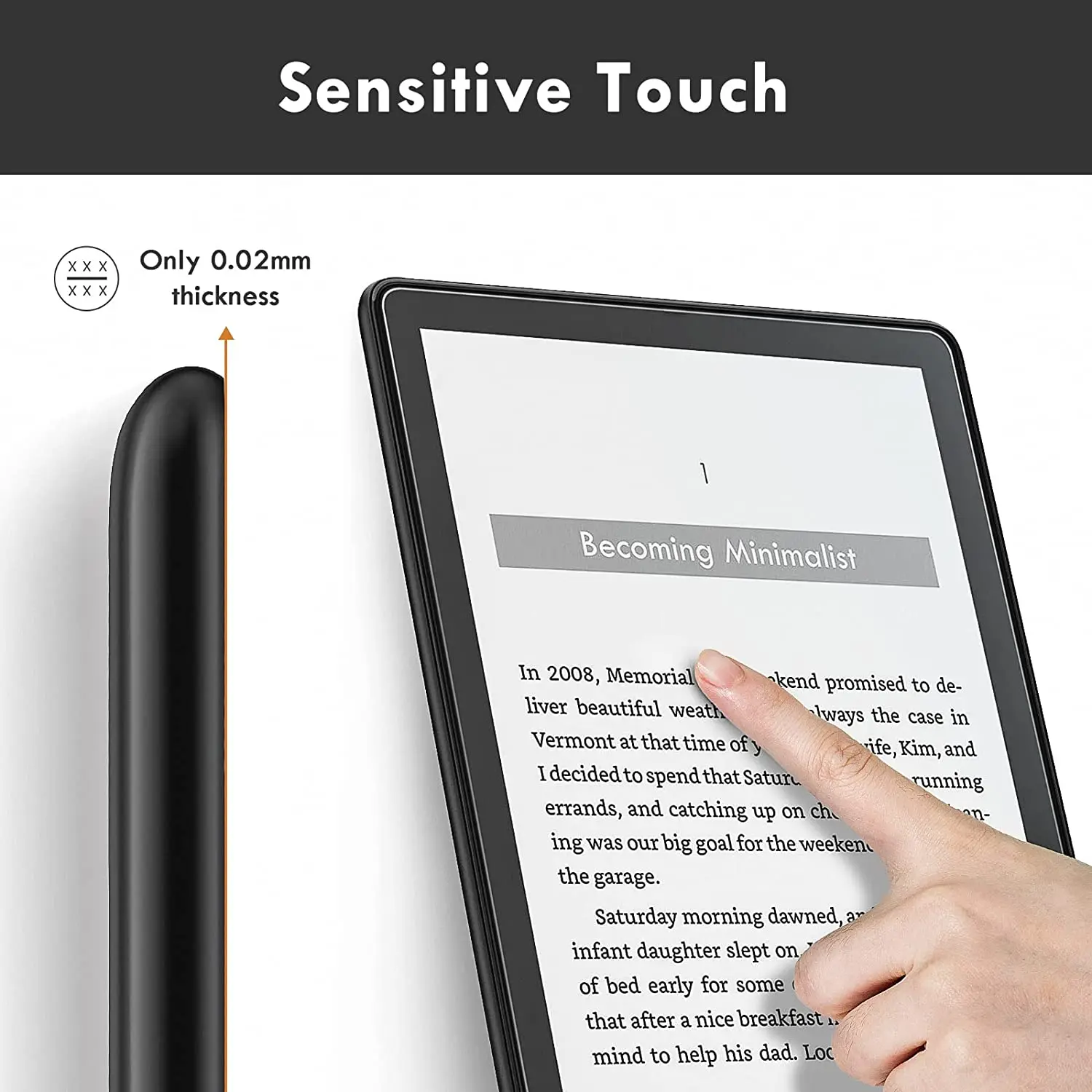 2PCS For Kindle Paperwhite 11th Generation 2021 PET Screen Protector Guard Protective Clear Film For 6.8 inch Kindle Paperwhite