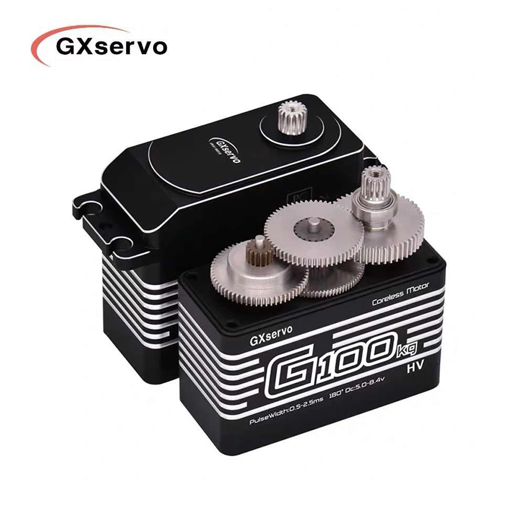 GX GXservo 100kg servo digital de grande torque BAJI 1/5 servo de carro 0236 caminhão de óleo direção ROVAN