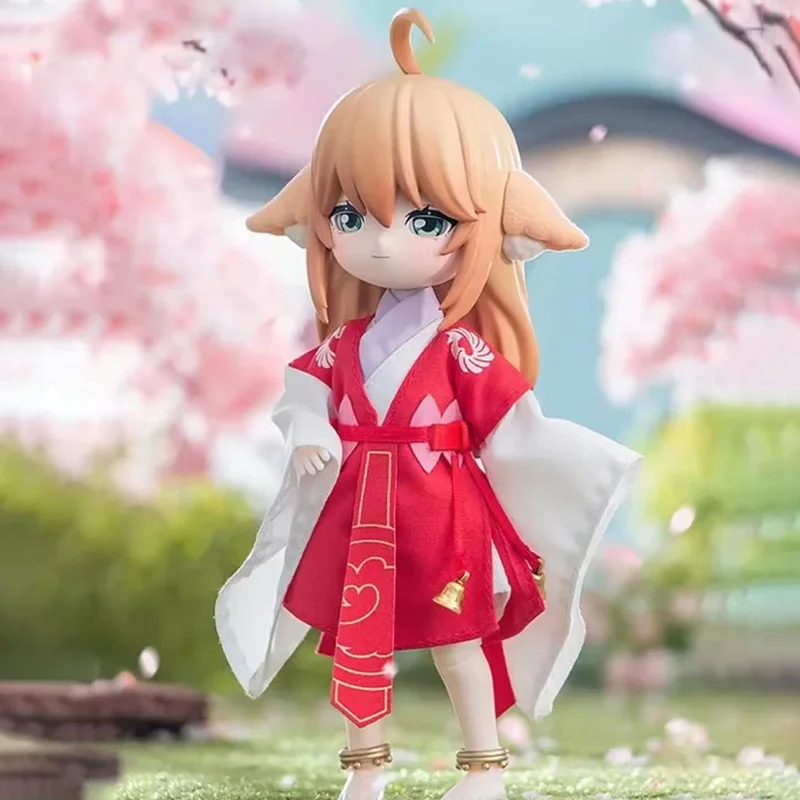 Oryginalny Fox Demon Little Red Maiden Bjd Blind Box - wyjątkowa doświadczenie, unikalny wystrój biurka, prezent dla fanów, zabawka.