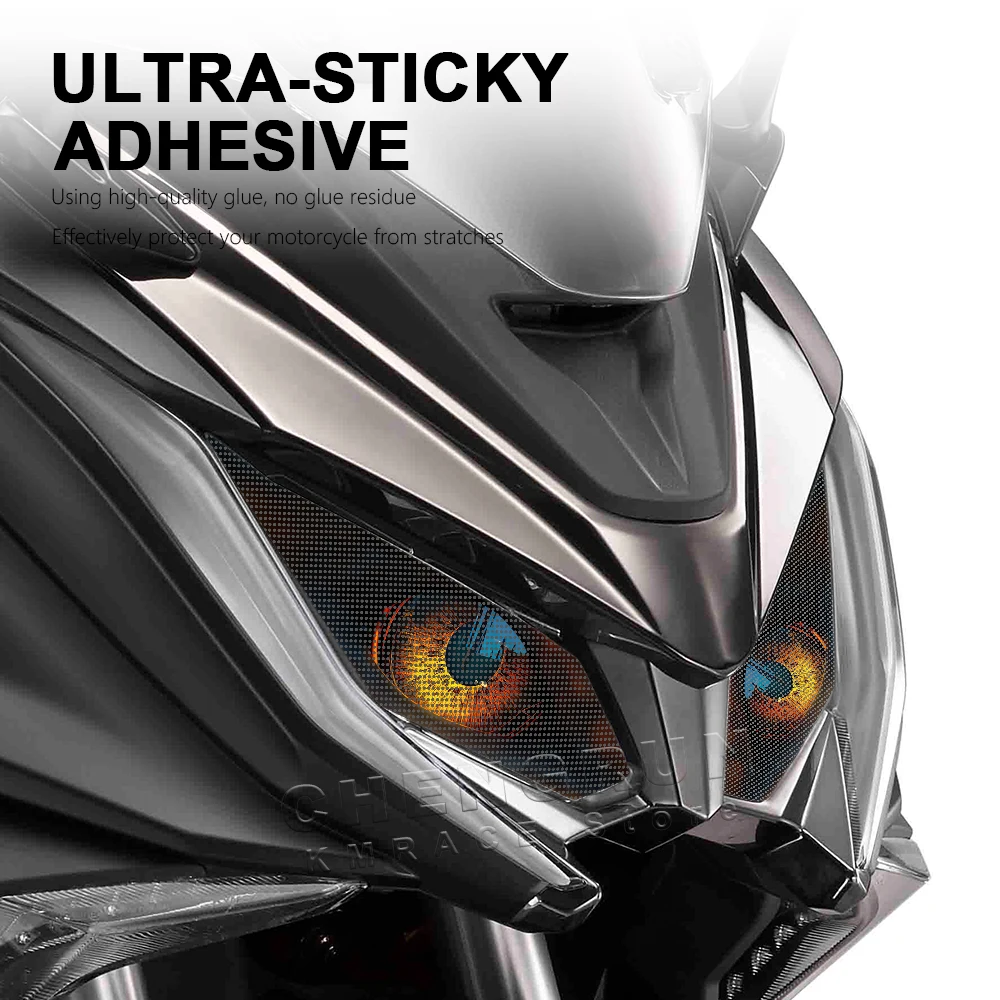 مصباح أمامي للدراجات النارية مقاوم للماء ، شارات للدراجات النارية ، كيمكو ، AK550 ، ملصق ، من من من من الخارج ، إكسسوارات