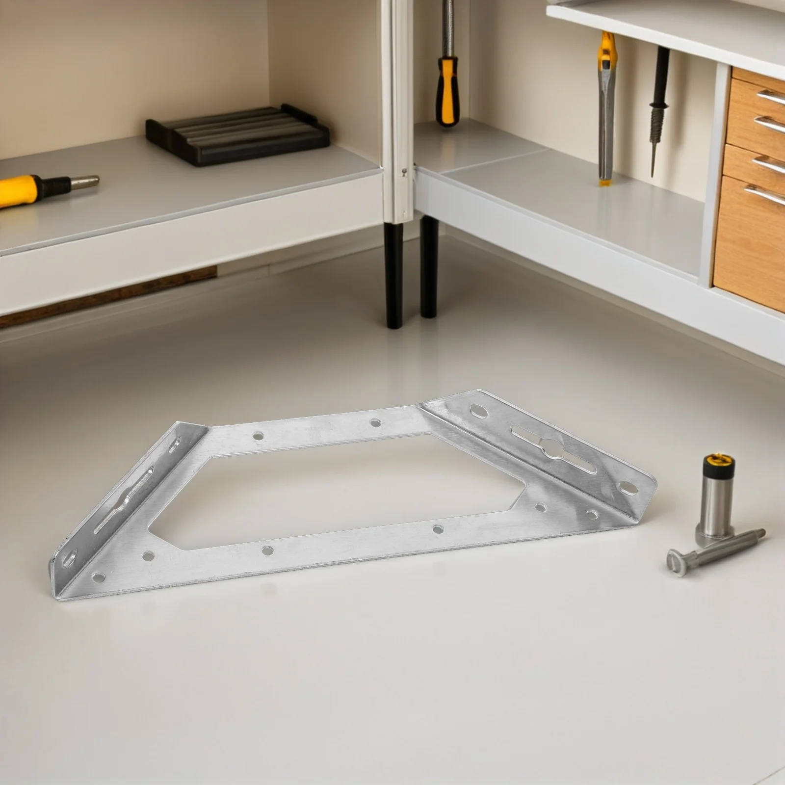 

1pcs Stainless Steel Triangle Support Brackets 90 Degree Heavy Duty Corner Braces For Cabinet Shelf Wall Mount Furniture