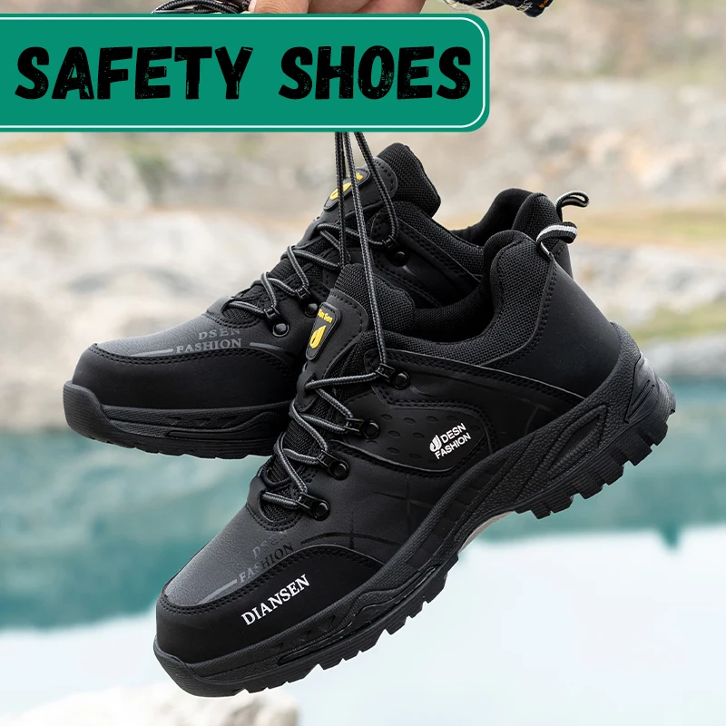 Men Work Safety Shoes Anti-puncture Working Sneakers Male Indestructible Work Shoes Men Boots Heavy Industryc Non Slip Men Shoes