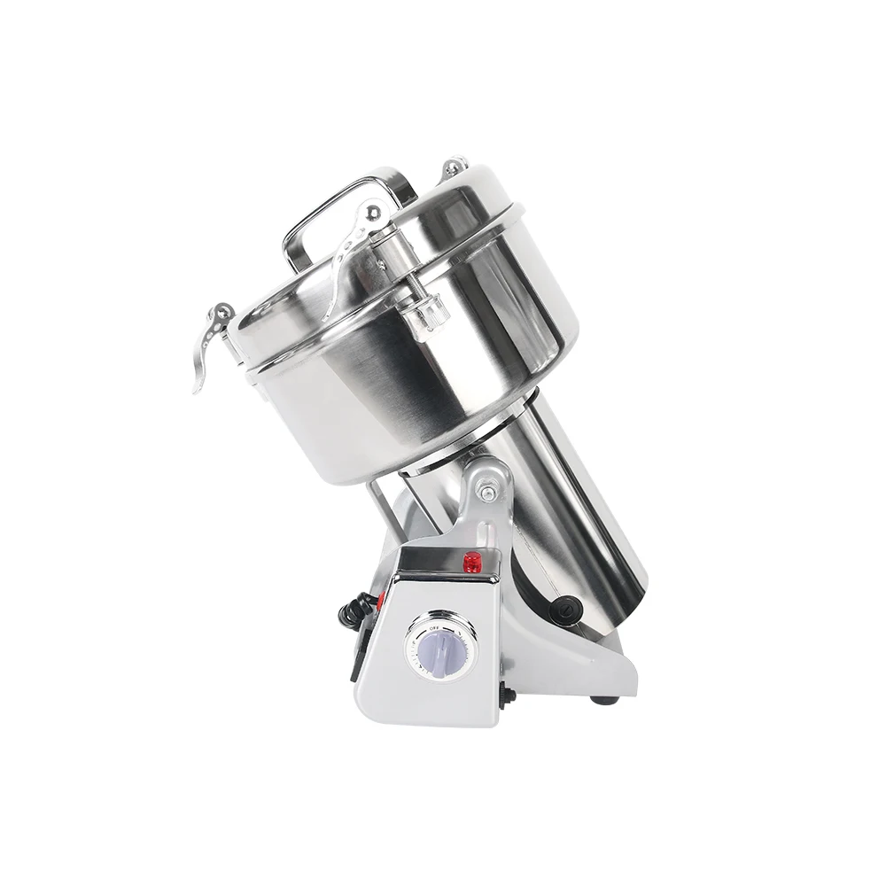 GZKITCHEN Electric Commercial Spice Grinder Corn Flour Milling Machine pepper powder Soybean Corn Herb Automatic Pulverizer