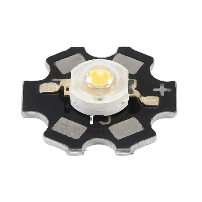 Reliable Quality 3W High Power Star LED Light Lamp Bulb (White)